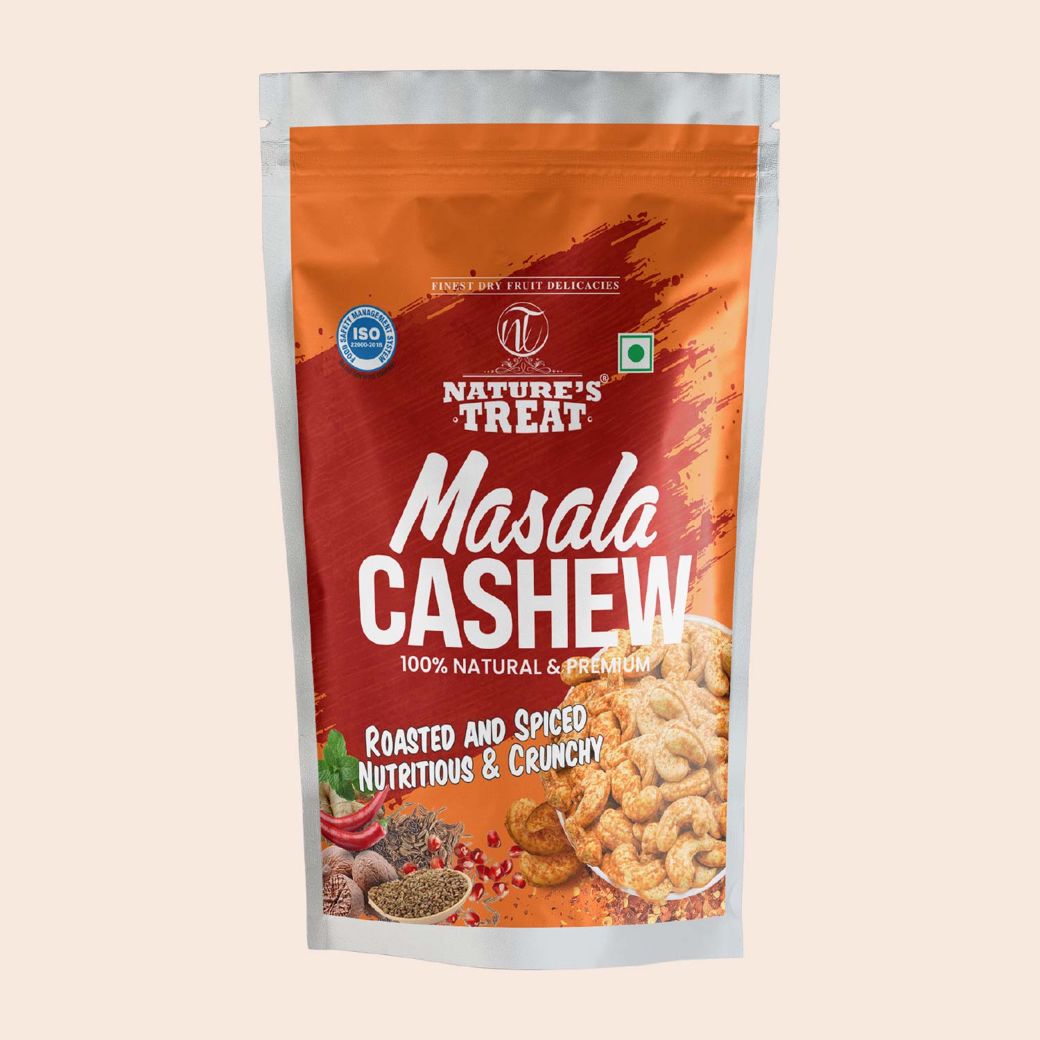 Natures Treat  Masala cashew nuts